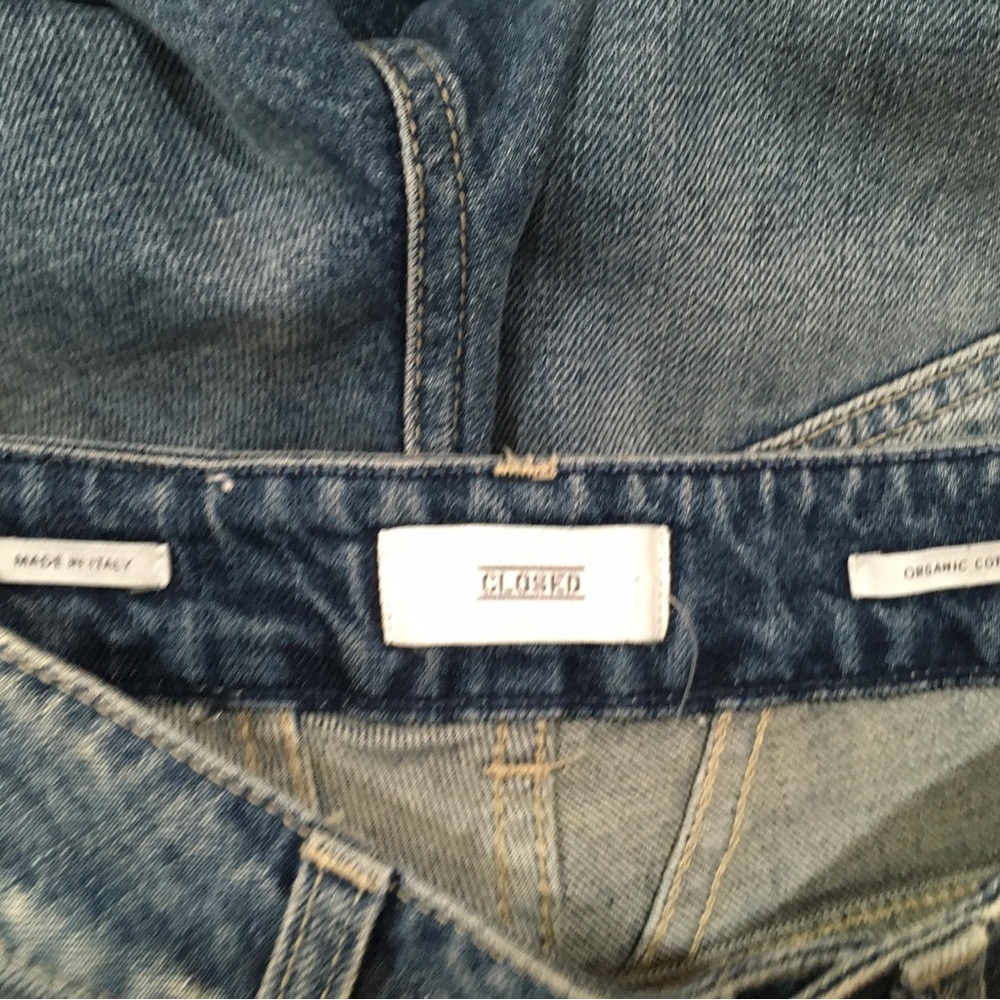 CLOSED Jeans Pedal Pusher High Rise Denim Blue Women XXS New C88002 New - Picture 6 of 7